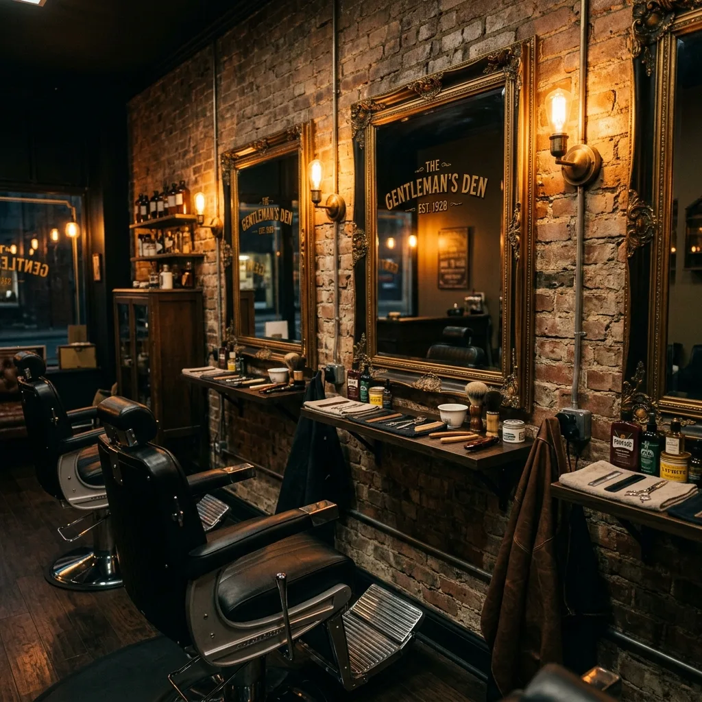 Master Cut barbershop interior Embankment Road Plymouth